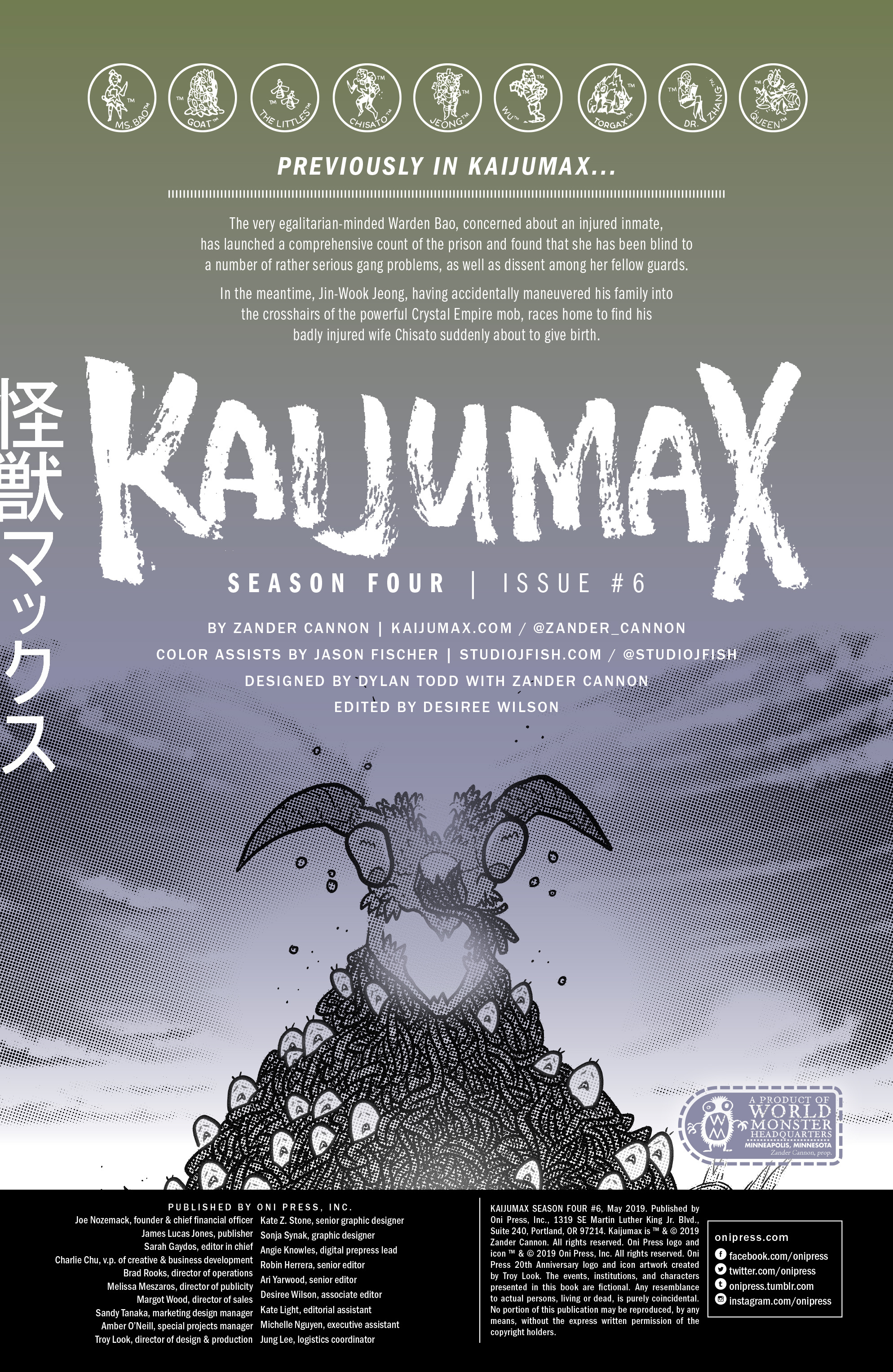 Read online Kaijumax: Season Four comic -  Issue #6 - 2