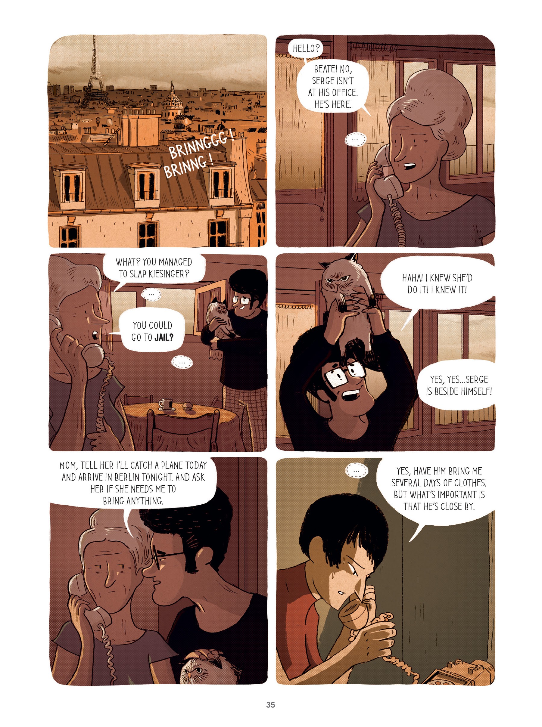 Read online For Justice: The Serge & Beate Klarsfeld Story comic -  Issue # TPB (Part 1) - 36