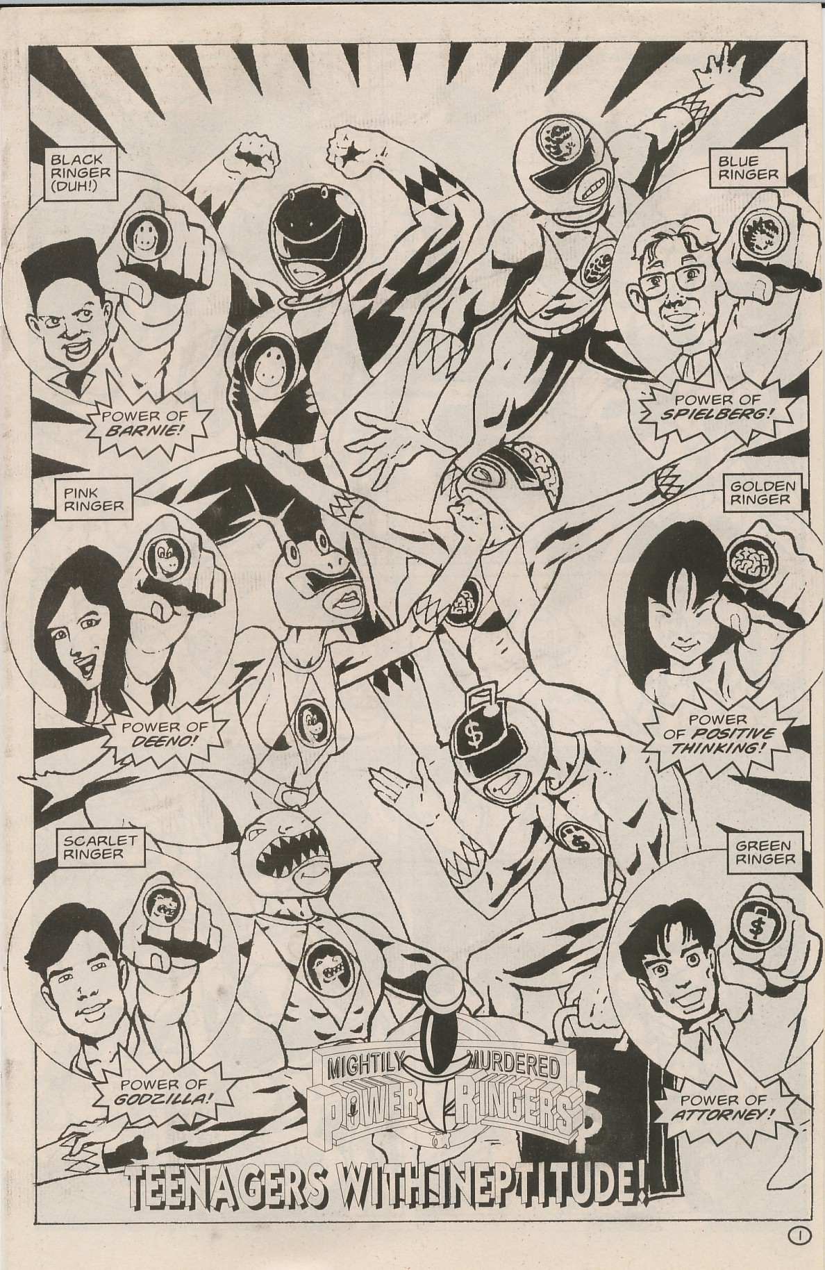 Read online Mightily Murdered Power Ringers comic -  Issue # Full - 3