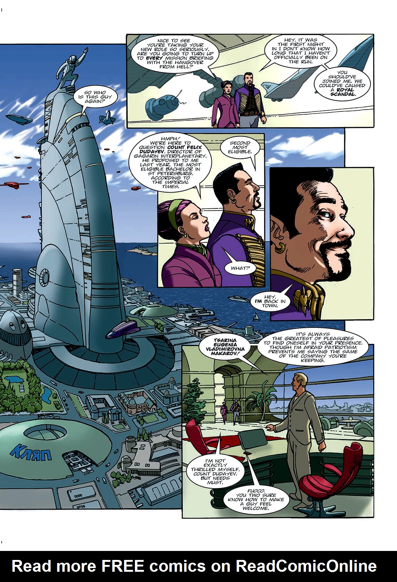 Read online Nikolai Dante comic -  Issue # TPB 7 - 141