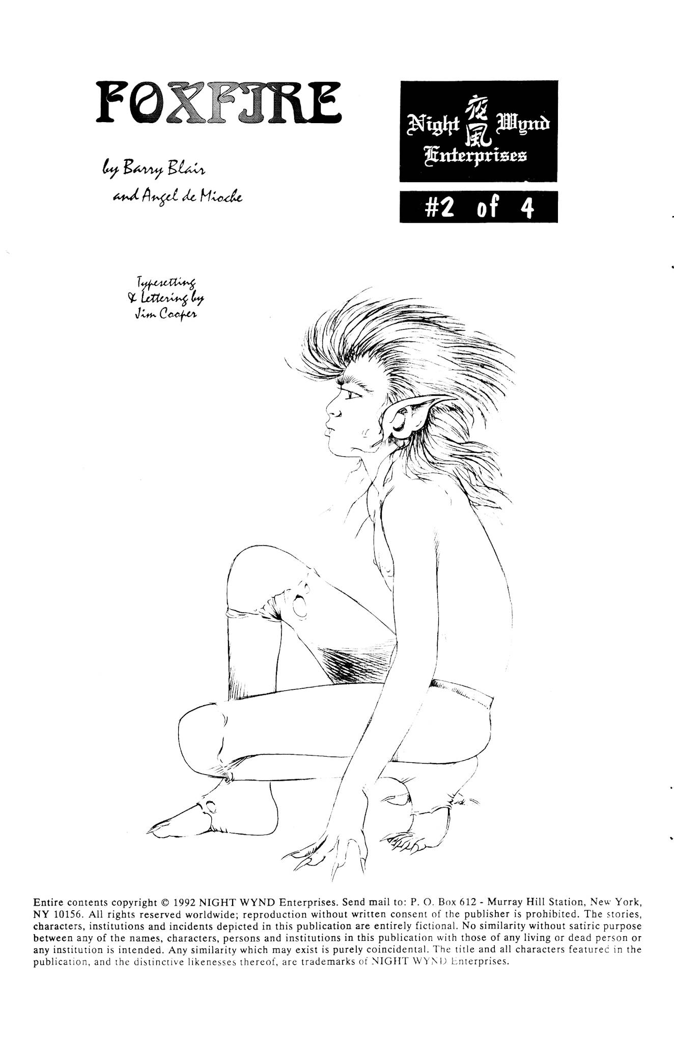 Read online Foxfire (1992) comic -  Issue #2 - 2