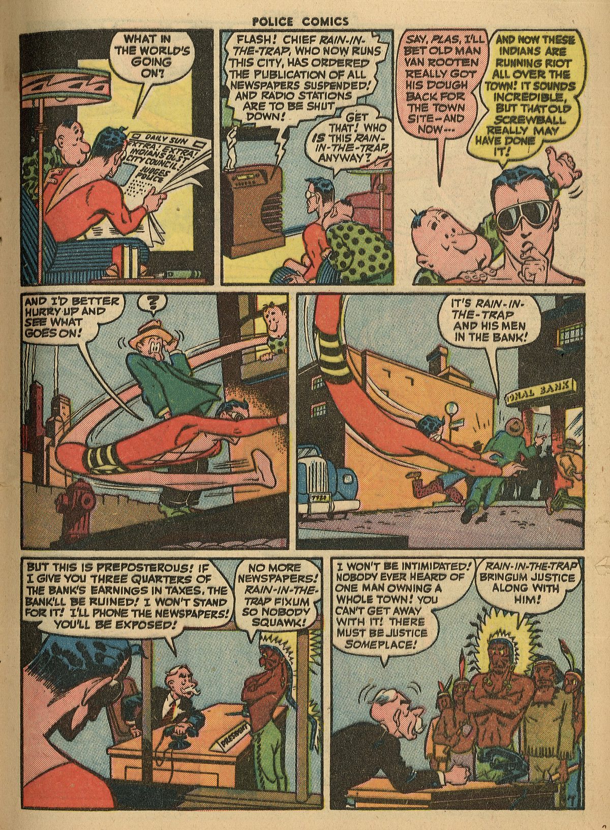 Read online Police Comics comic -  Issue #45 - 9
