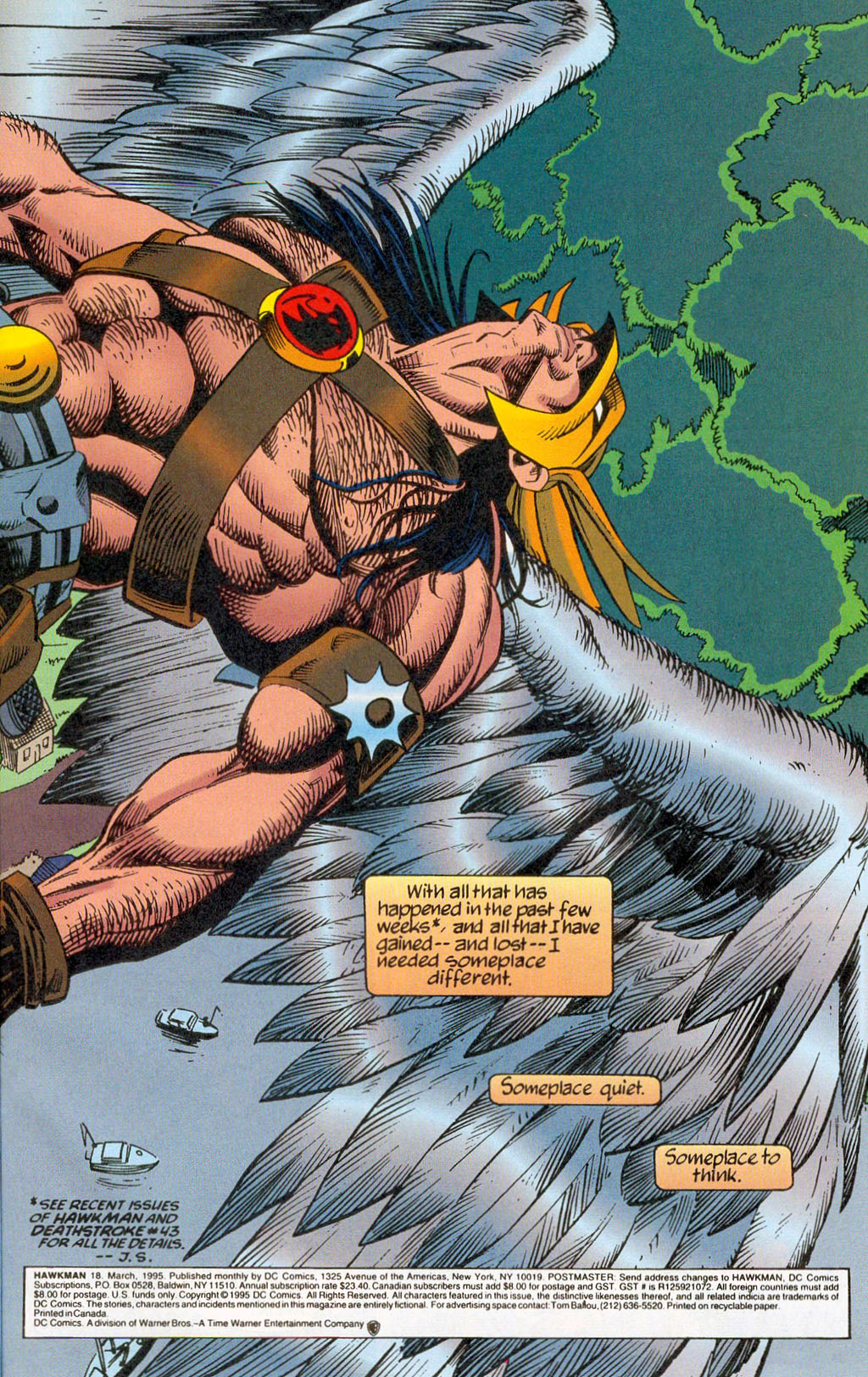 Hawkman (1993) Issue #18 #21 - English 6