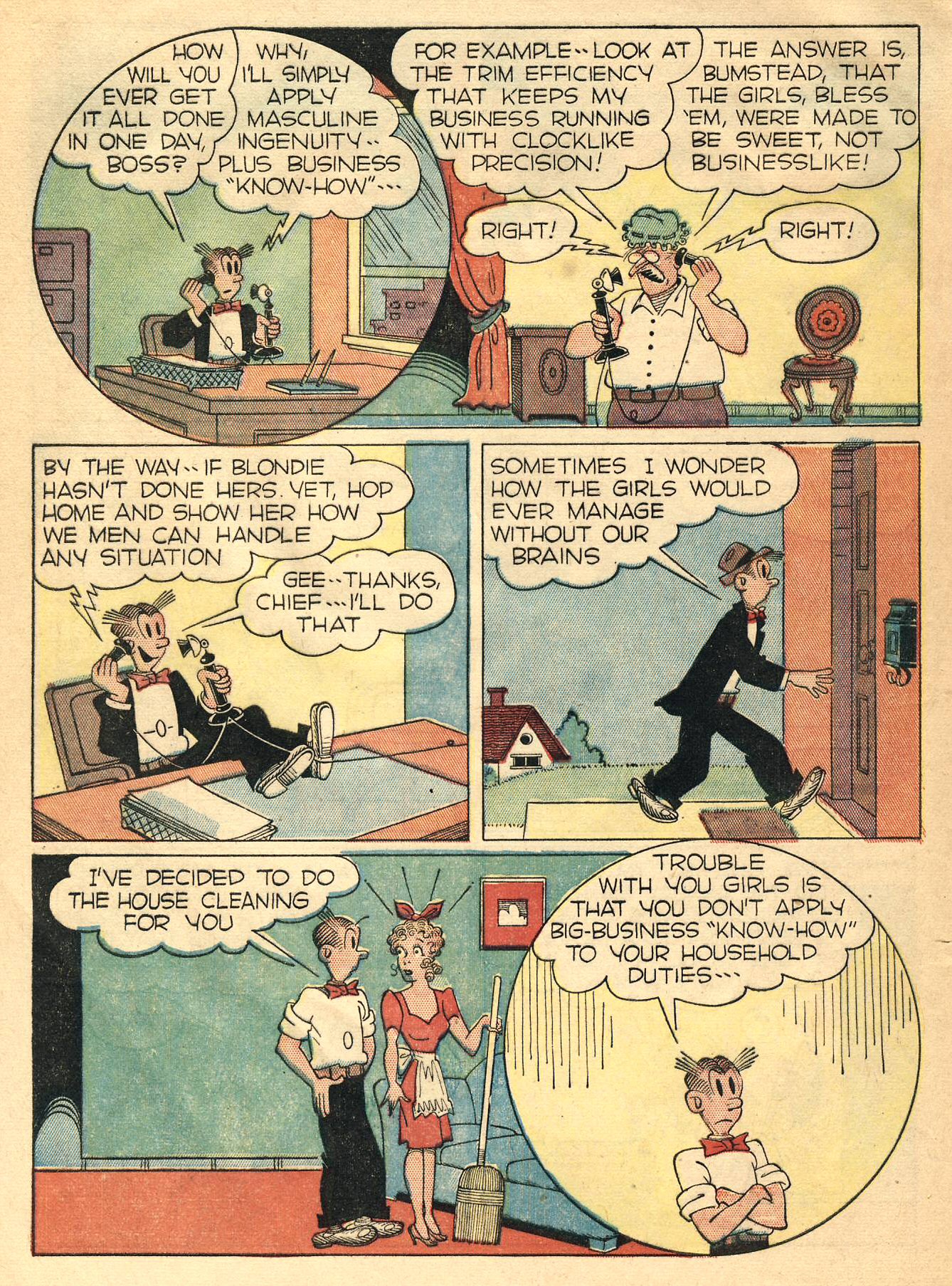 Read online Blondie Comics (1947) comic -  Issue #1 - 30