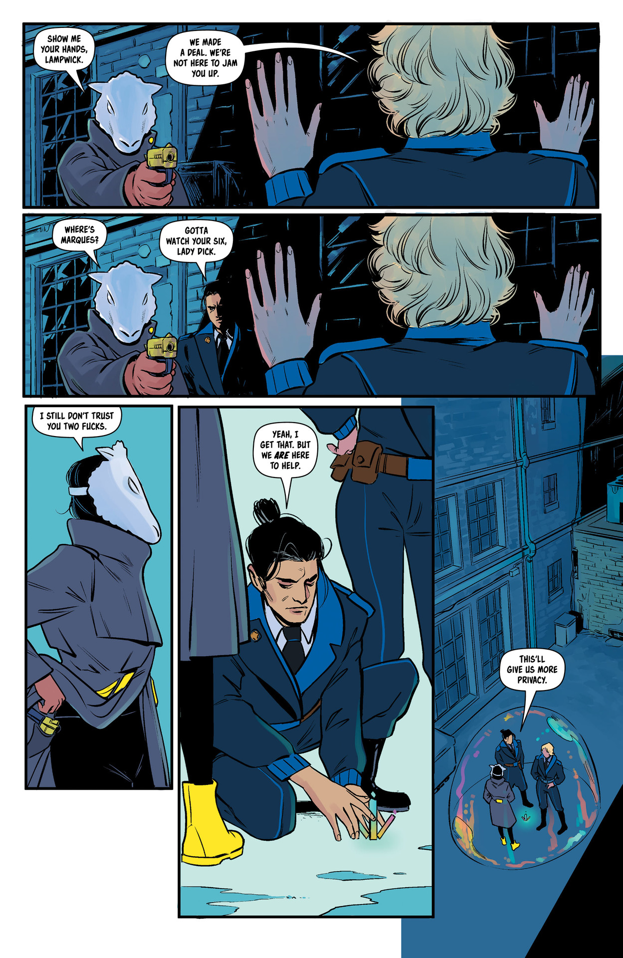 Read online Bylines in Blood comic -  Issue #4 - 5