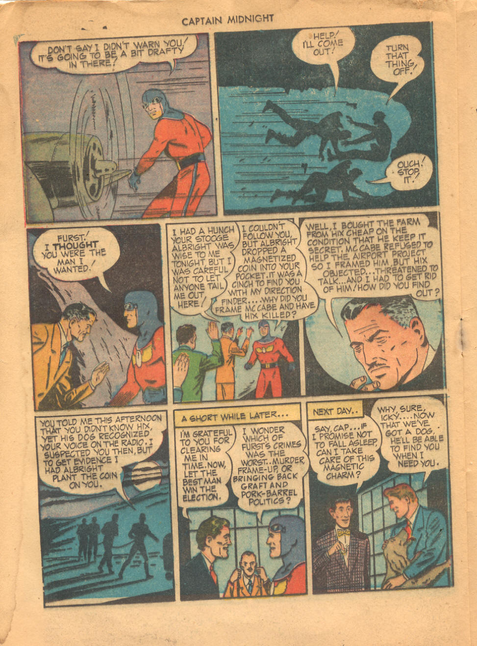 Read online Captain Midnight (1942) comic -  Issue #23 - 20