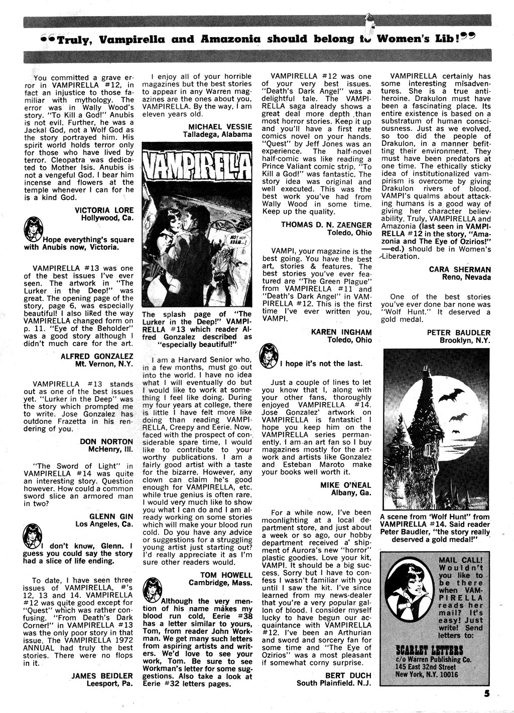 Read online Vampirella (1969) comic -  Issue #16 - 5