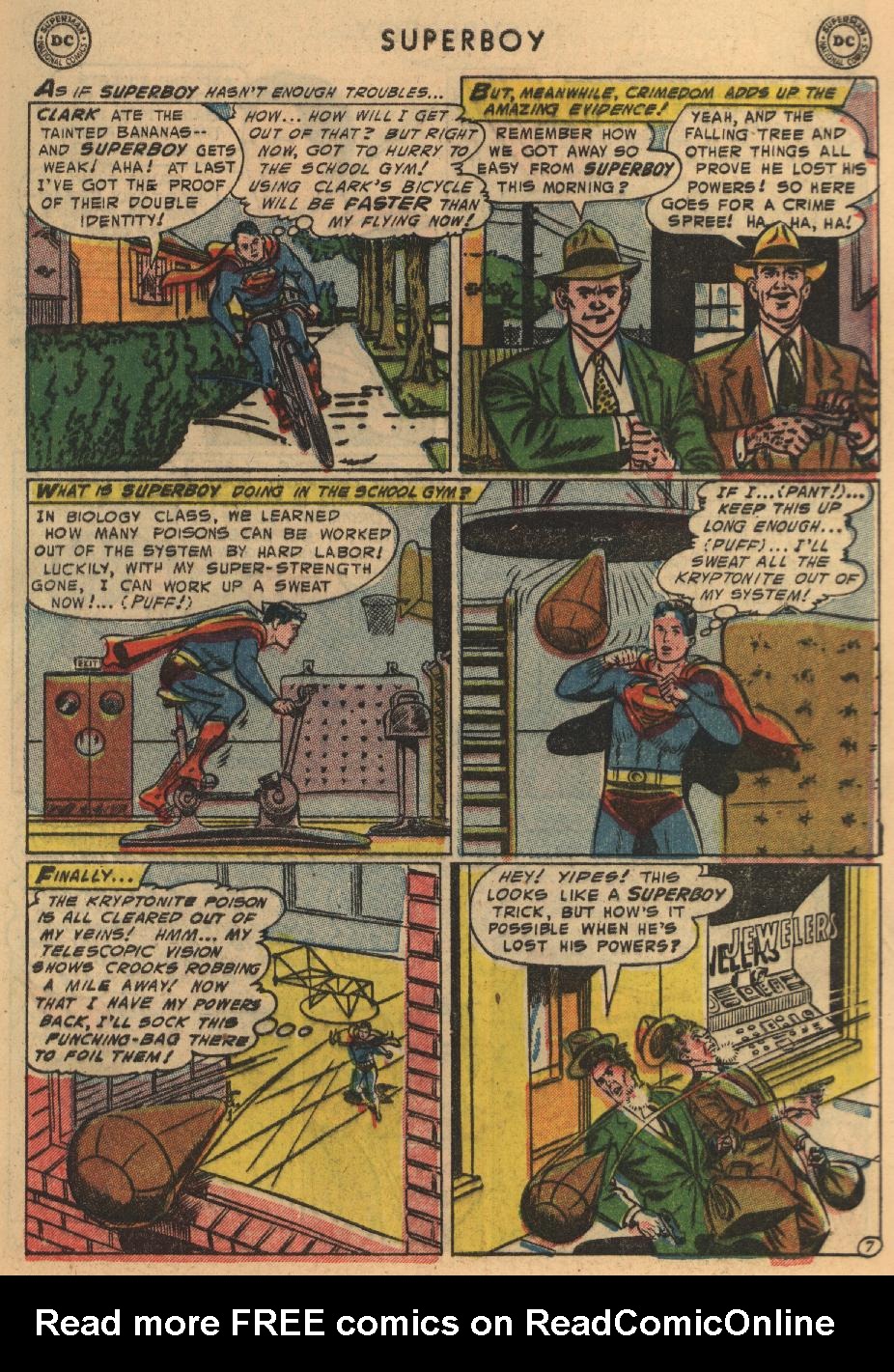 Read online Superboy (1949) comic -  Issue #40 - 8