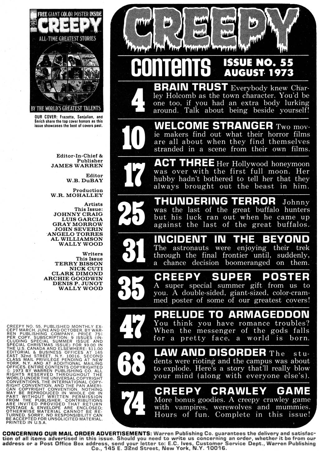 Creepy (1964) Issue #55 #55 - English 3