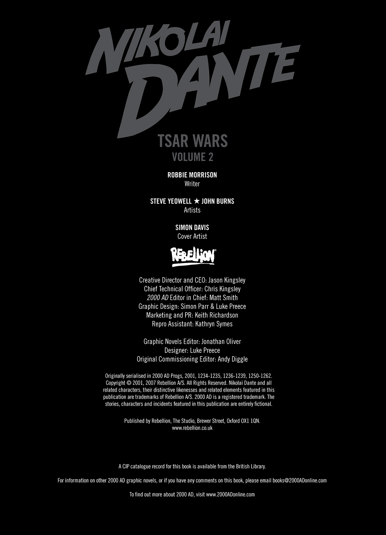 Read online Nikolai Dante comic -  Issue # TPB 5 - 3