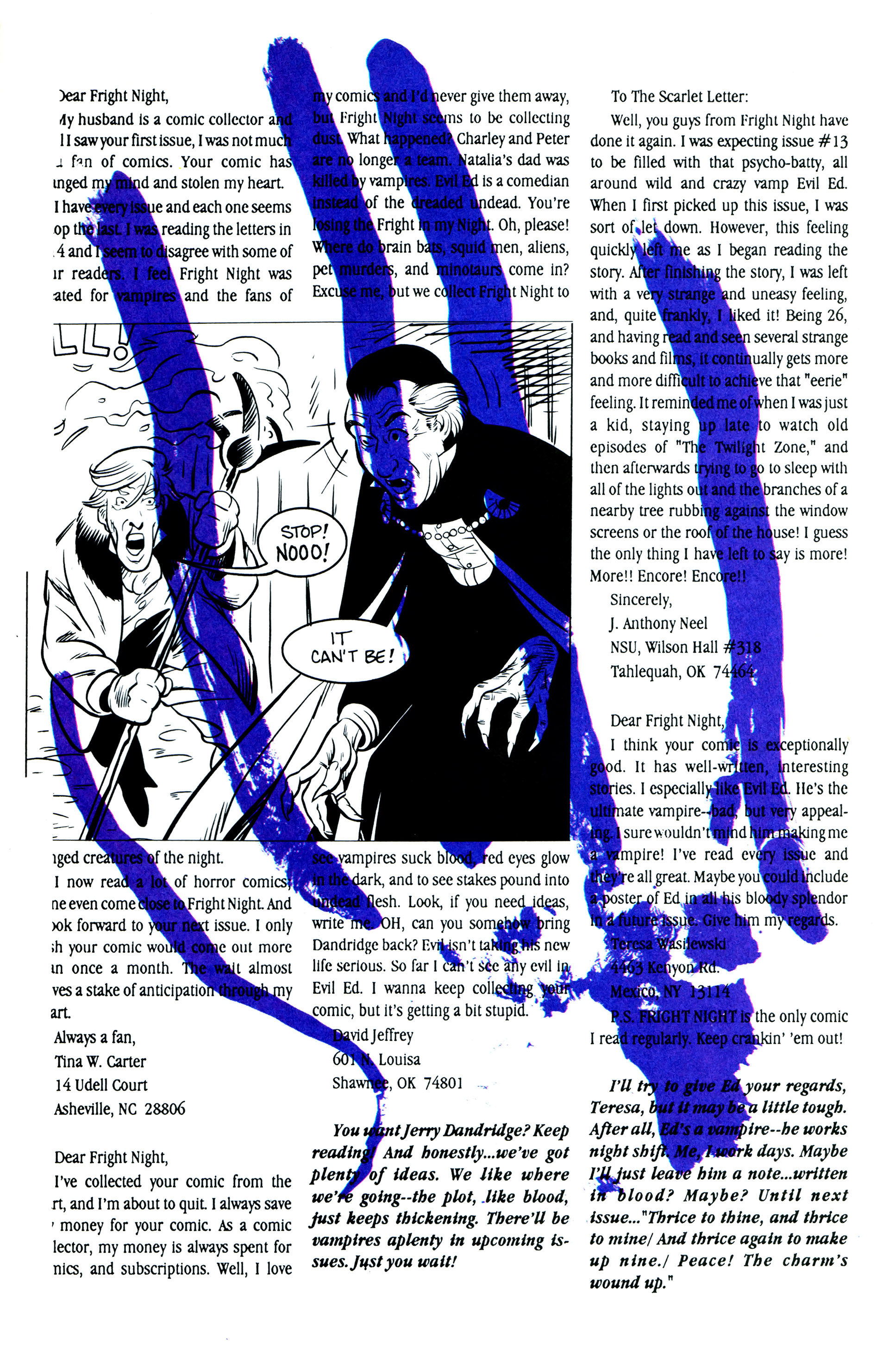Read online Fright Night (1988) comic -  Issue #16 - 33