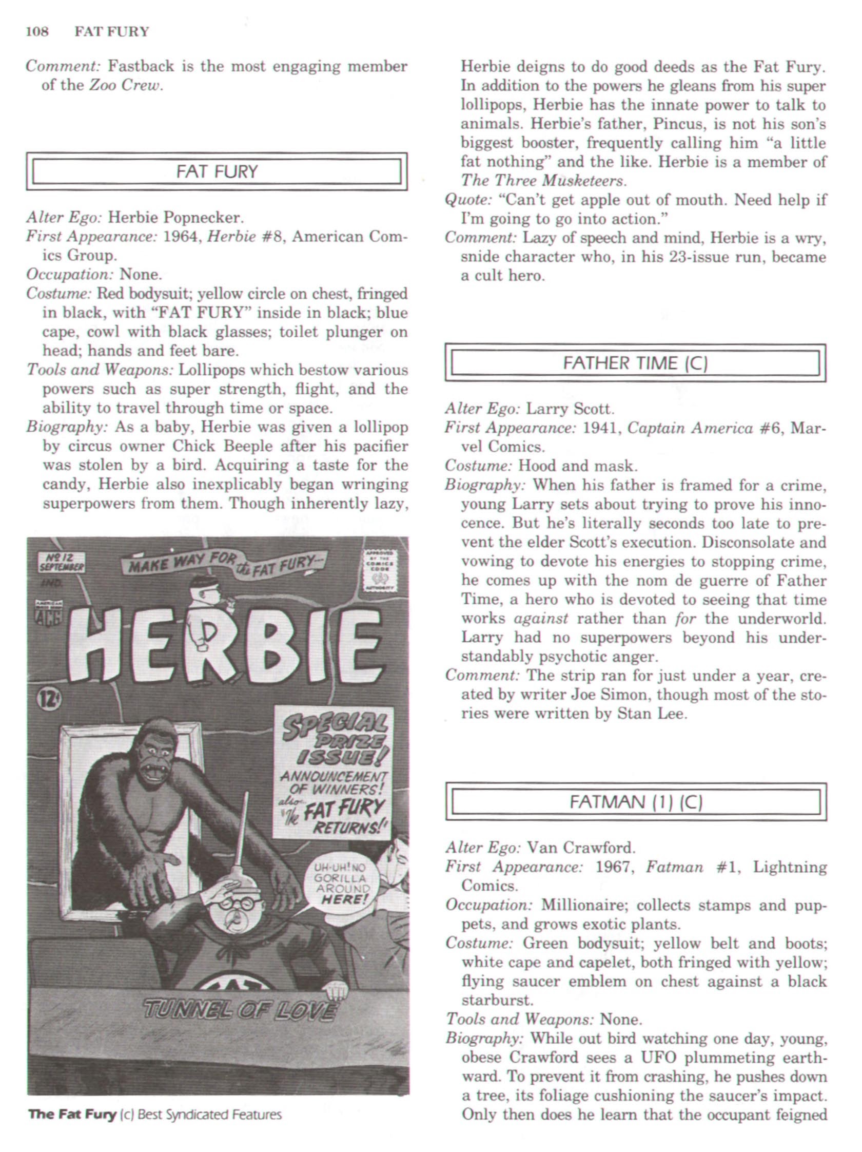 Read online The Encyclopedia of Superheroes comic -  Issue # TPB (Part 2) - 27