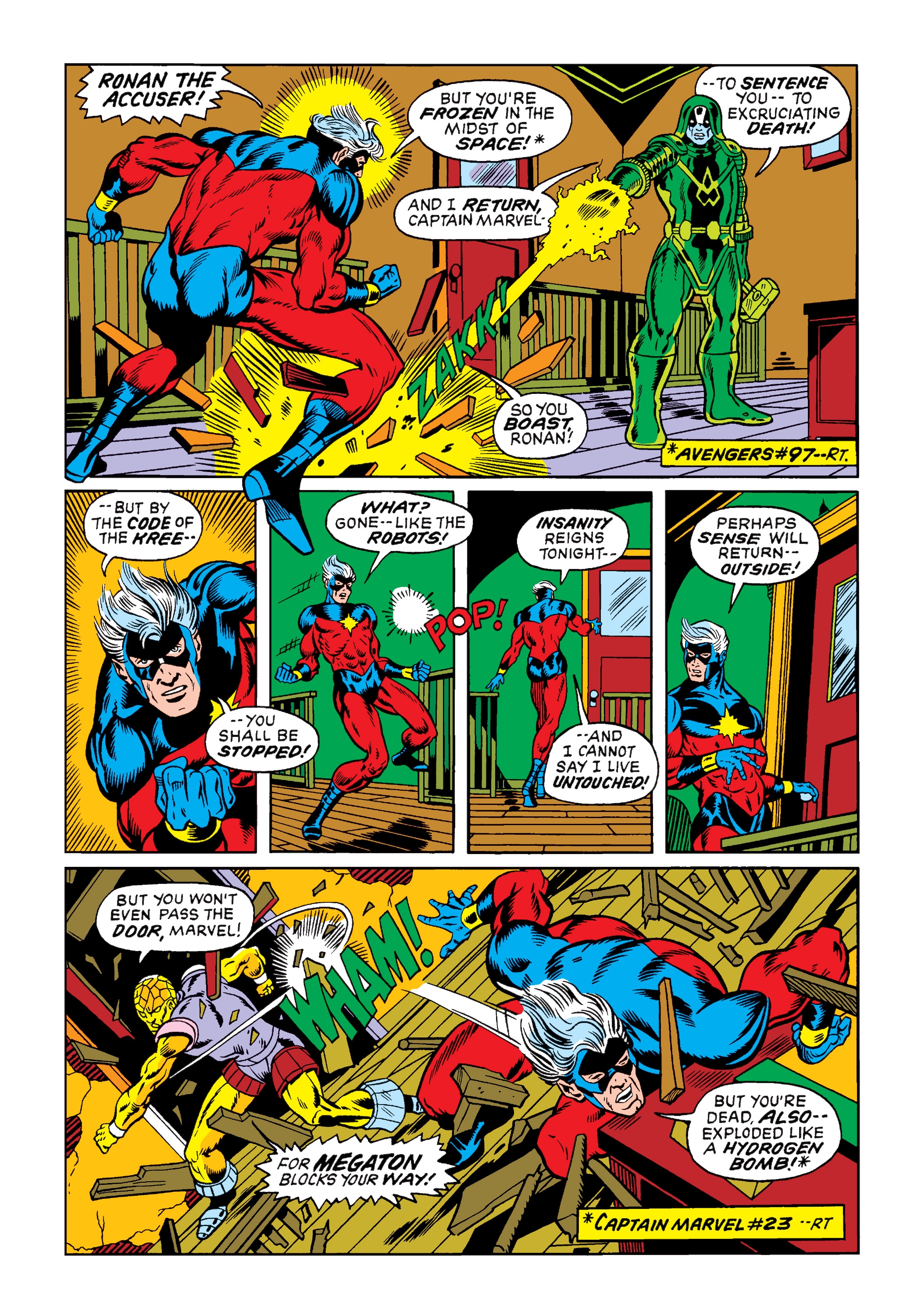 Read online Marvel Masterworks: Captain Marvel comic -  Issue # TPB 3 (Part 1) - 99