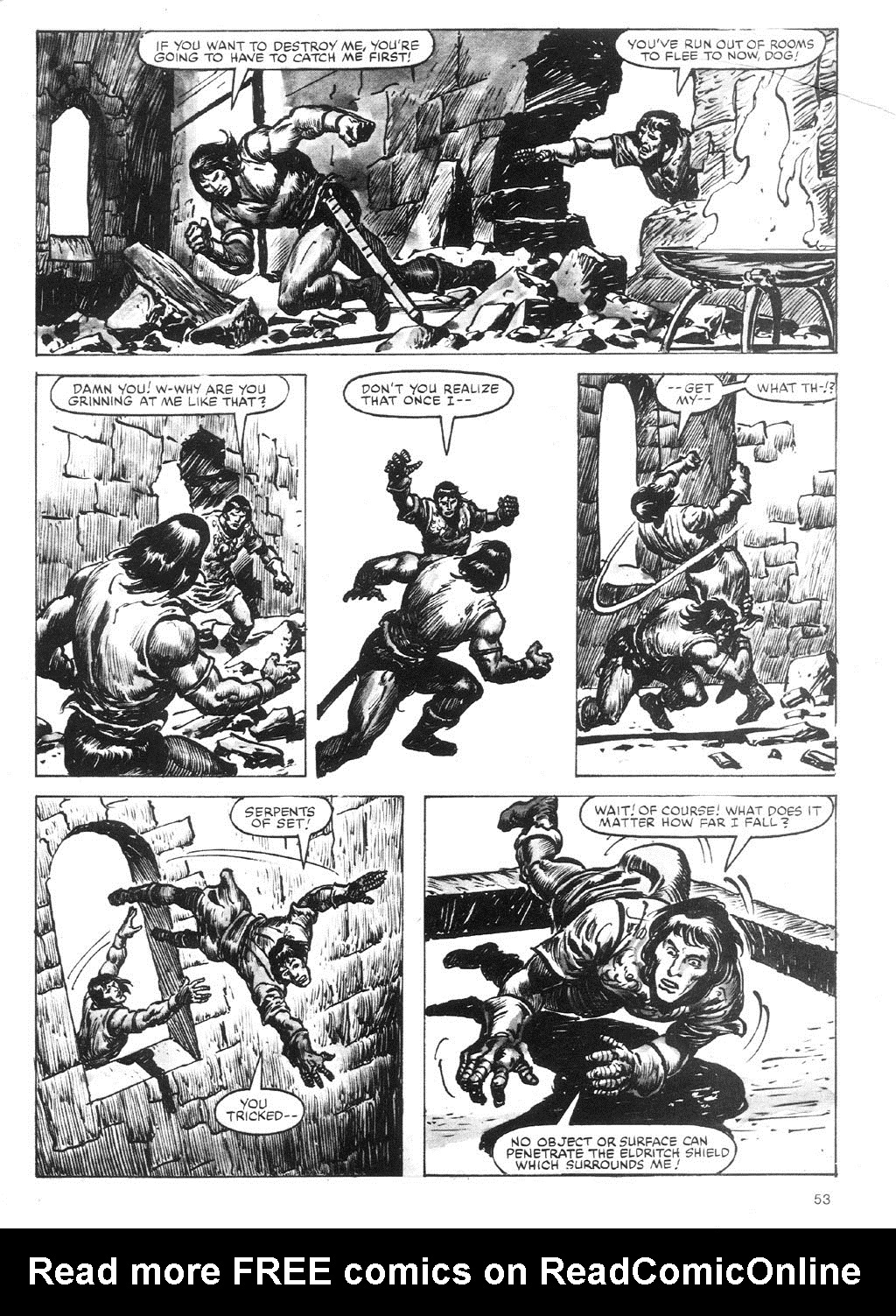 Read online The Savage Sword Of Conan comic -  Issue #87 - 53