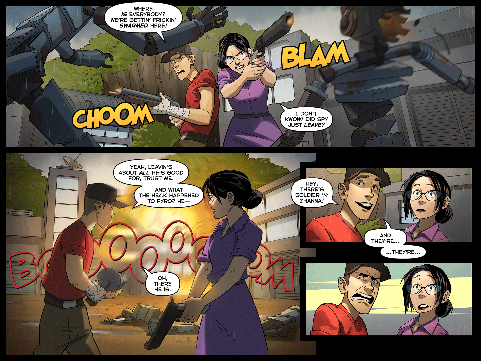 Read online Team Fortress 2 comic -  Issue #6 - 133