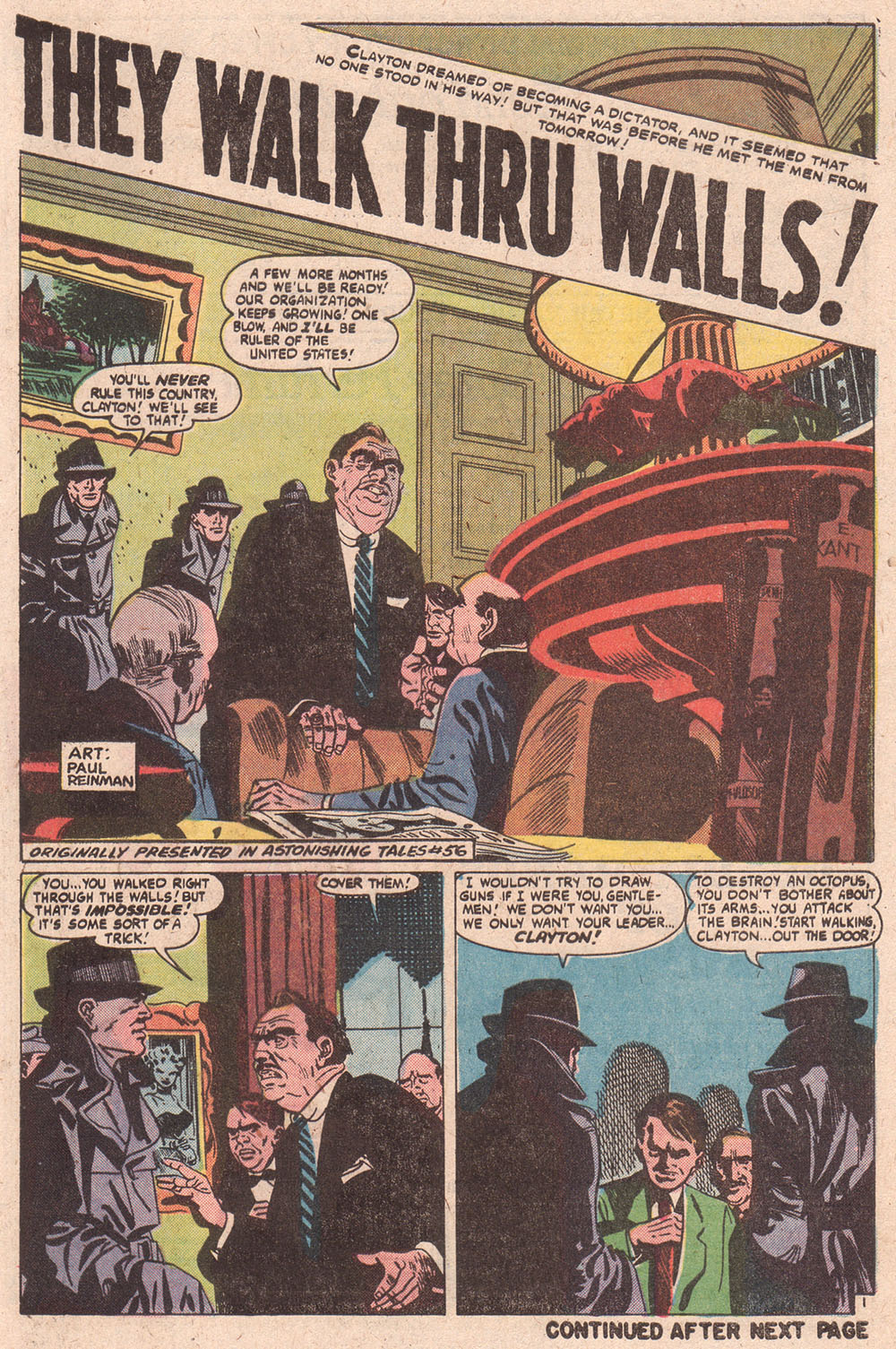 Read online Astonishing comic -  Issue #56 - 2