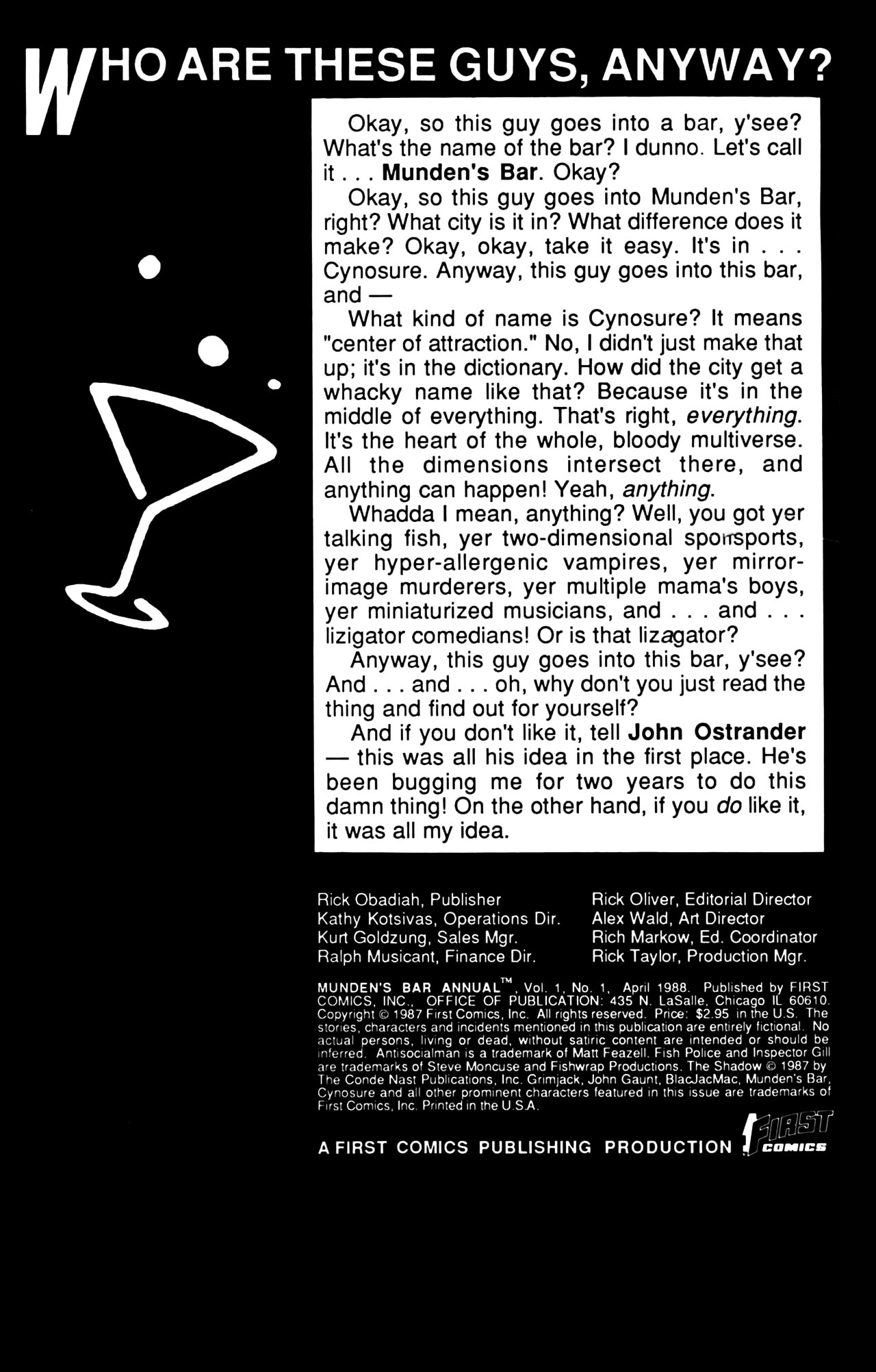 Read online Munden's Bar comic -  Issue # Full - 2
