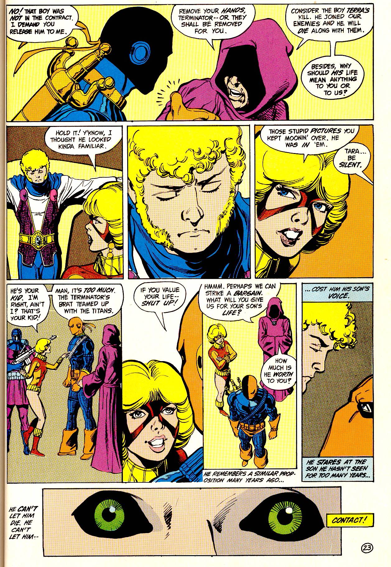 Read online The New Teen Titans: The Judas Contract comic -  Issue # TPB - 167