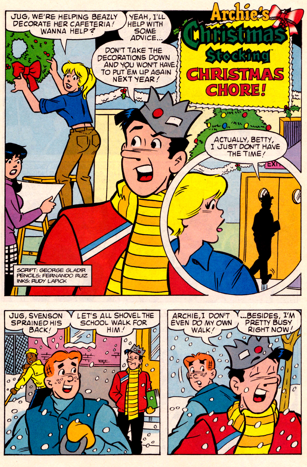 Read online Archie's Christmas Stocking comic -  Issue #5 - 16