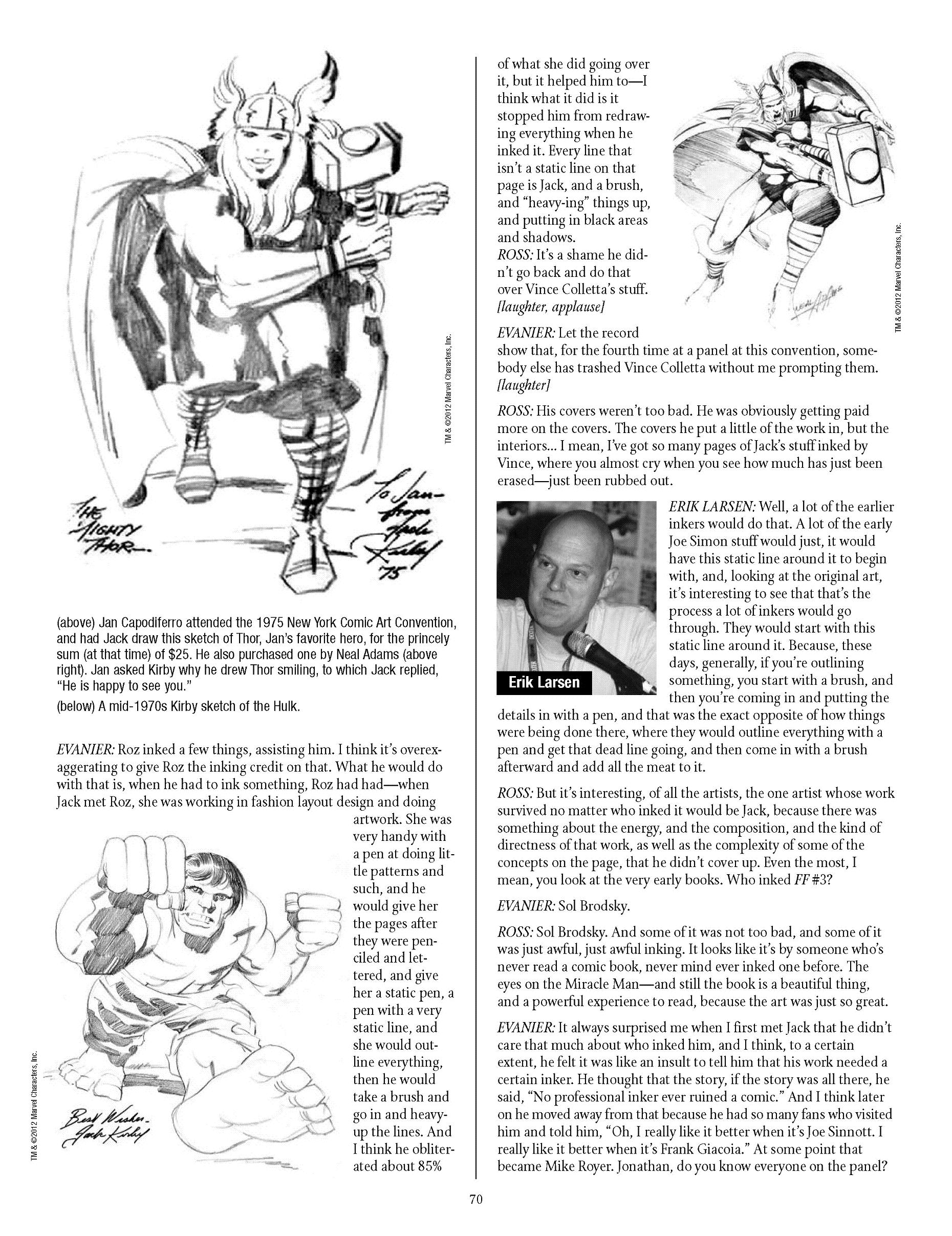 Read online The Jack Kirby Collector comic -  Issue #59 - 67