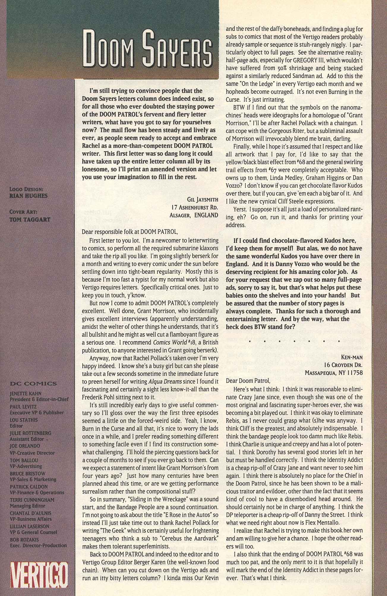 Read online Doom Patrol (1987) comic -  Issue #72 - 26