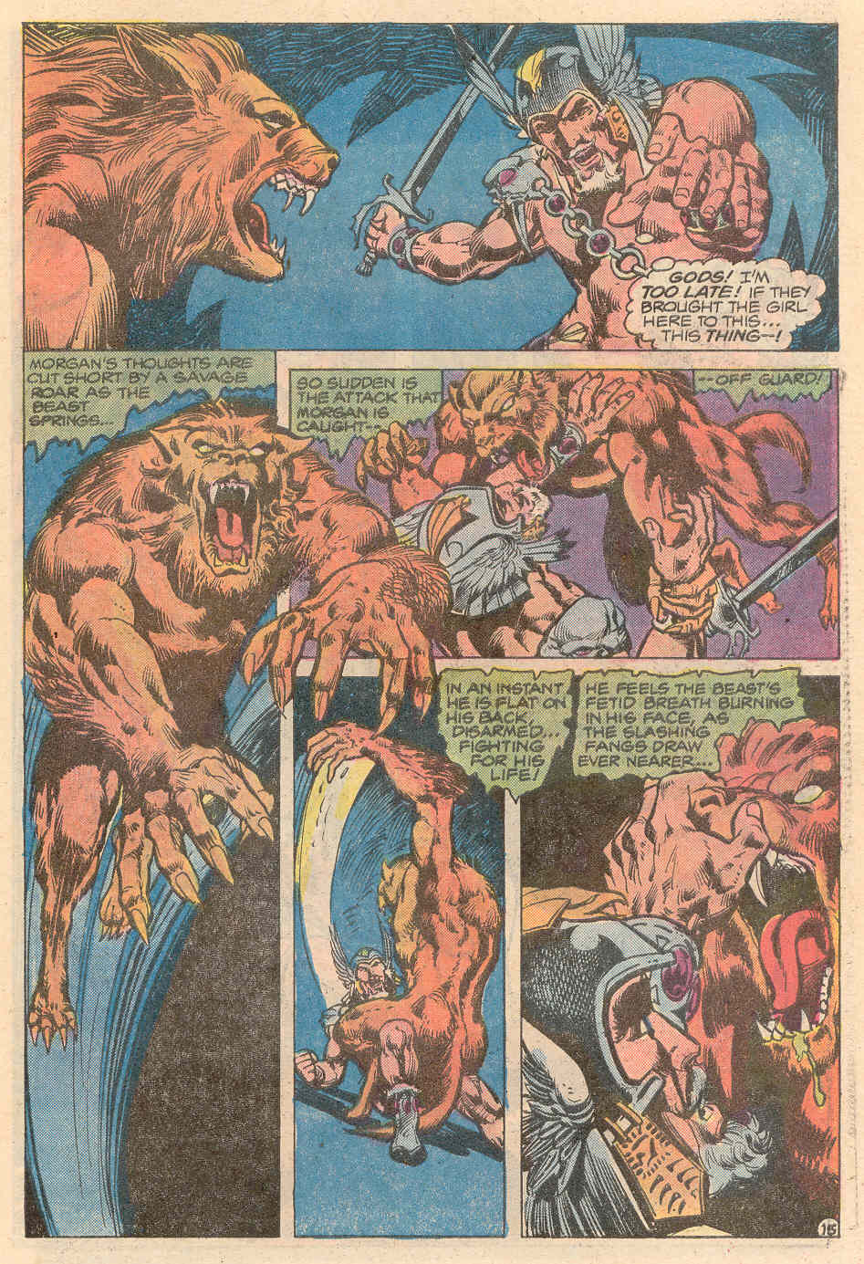 Read online Warlord (1976) comic -  Issue #22 - 16
