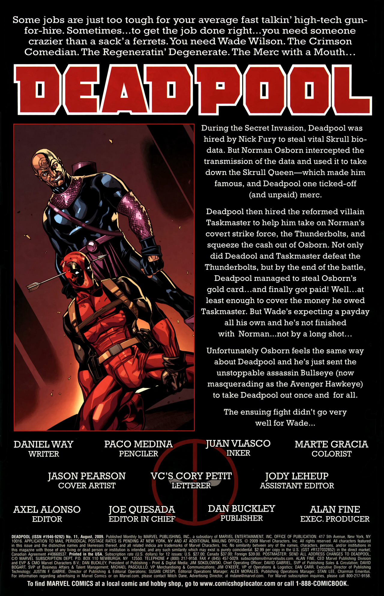 Read online Deadpool (2008) comic -  Issue #11 - 2