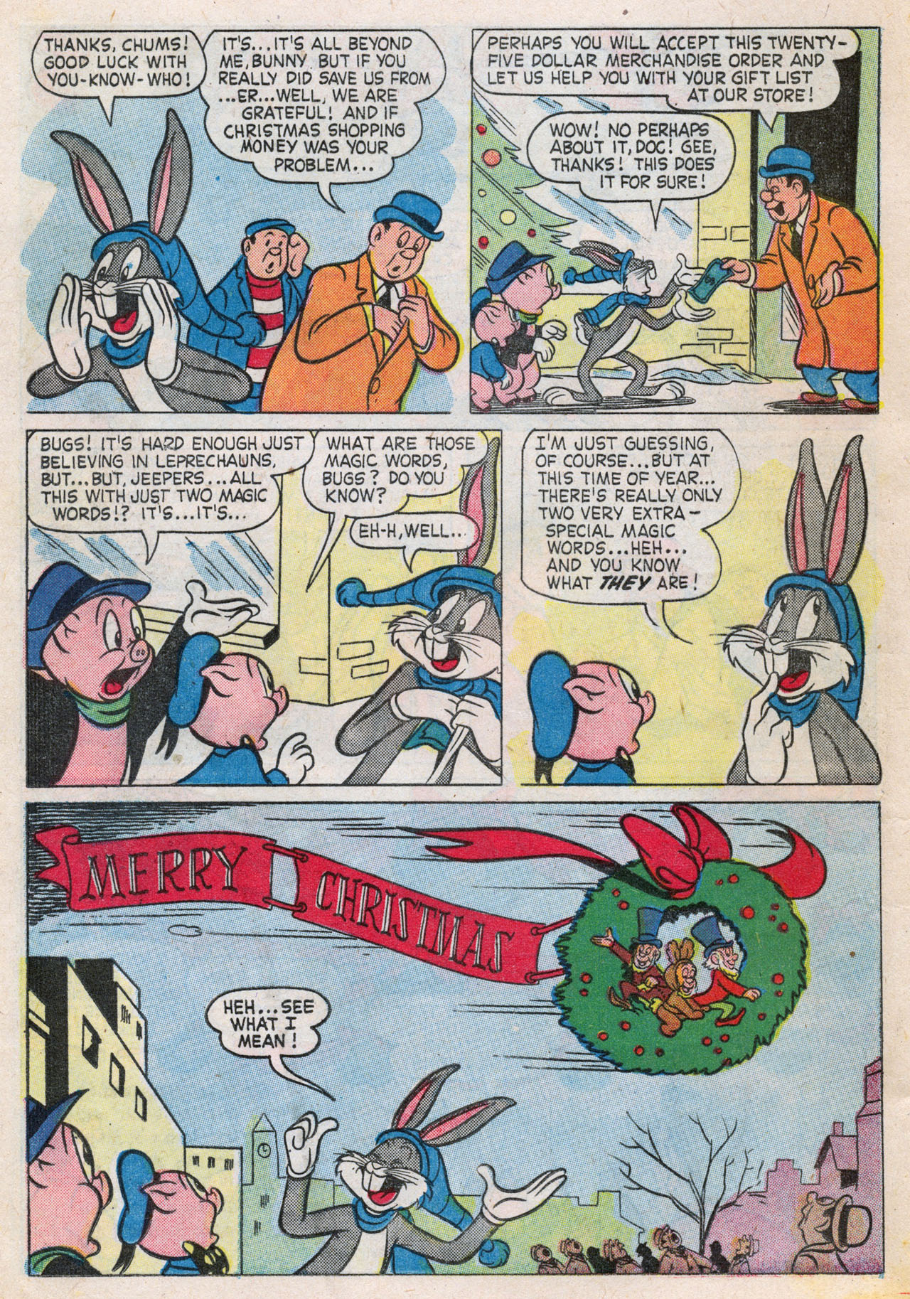 Read online Bugs Bunny's Christmas Funnies comic -  Issue # TPB 9 - 20