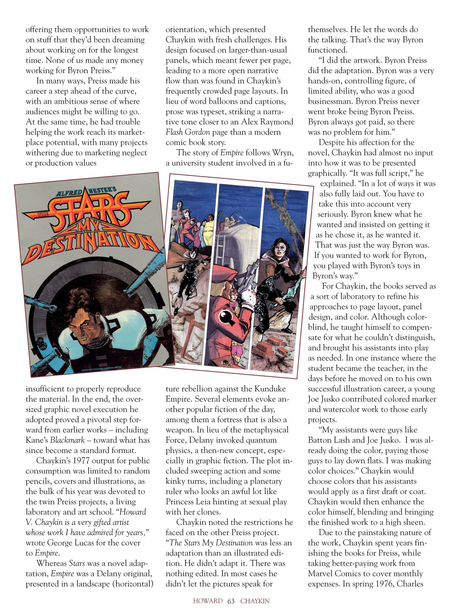 Read online The Art of Howard Chaykin comic -  Issue # TPB (Part 1) - 64