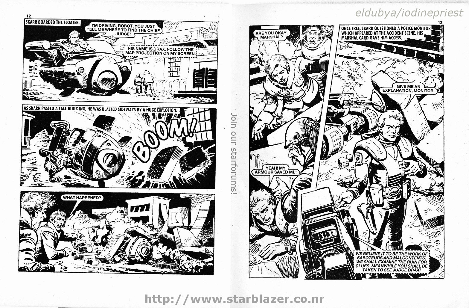 Read online Starblazer comic -  Issue #174 - 8