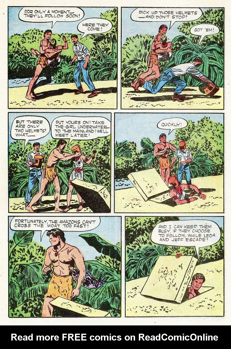 Read online Tarzan (1948) comic -  Issue #18 - 20