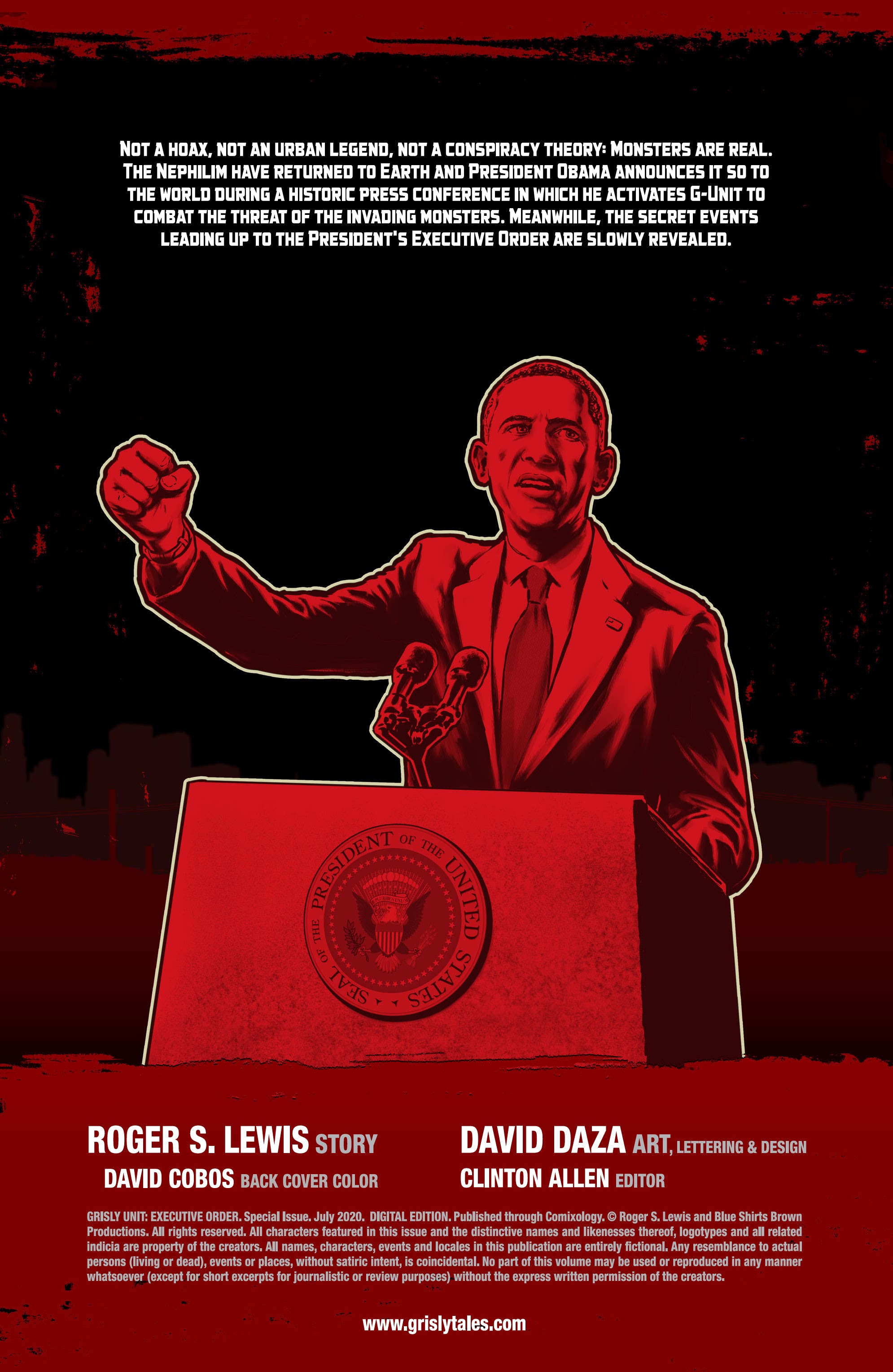 Read online Grisly Unit: Executive Order comic -  Issue # Full - 2