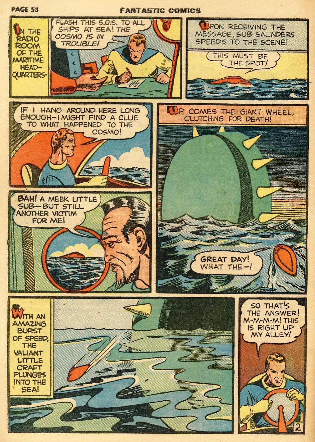 Read online Fantastic Comics comic -  Issue #10 - 59