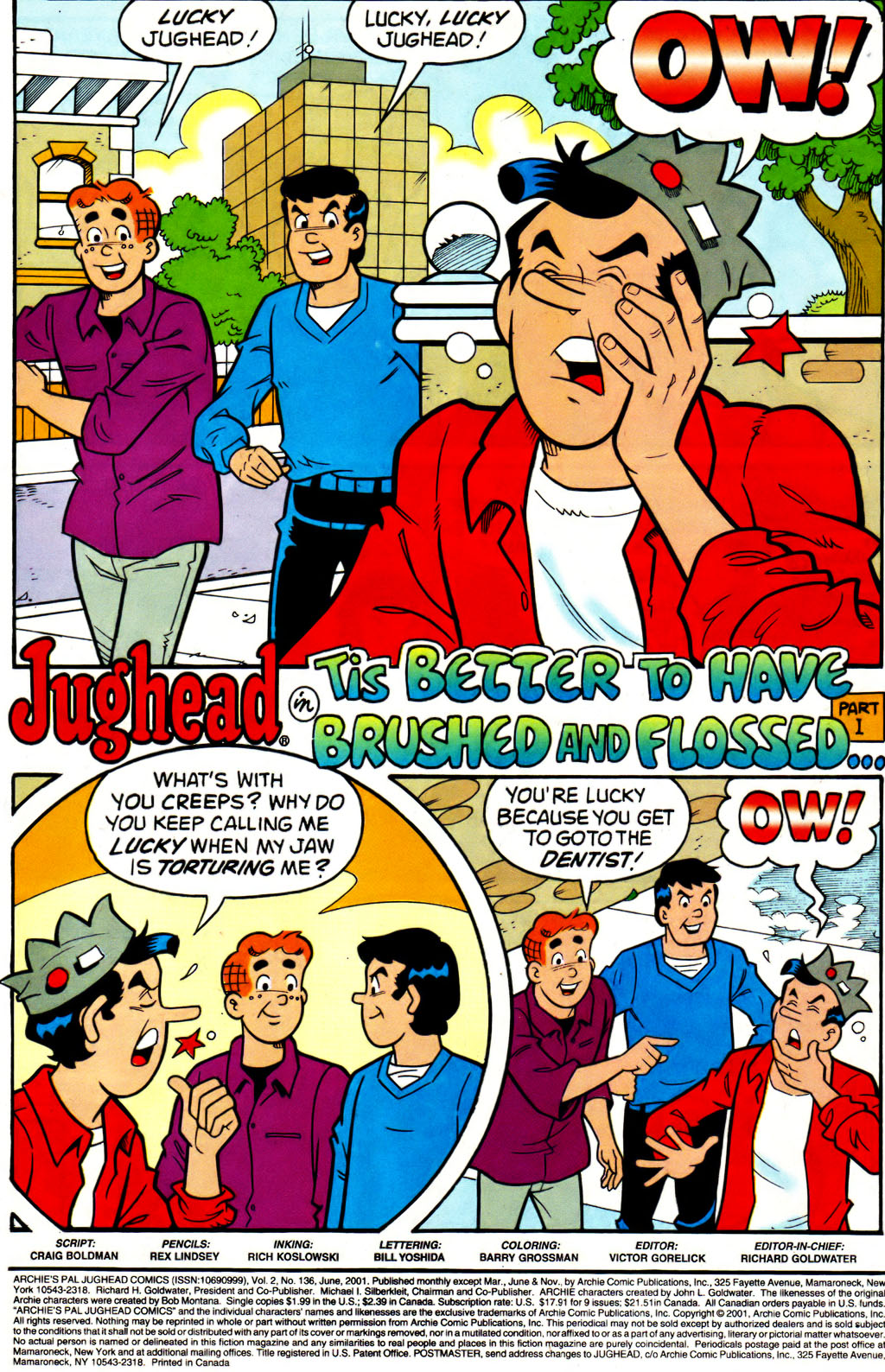 Archie's Pal Jughead Comics issue 136 - Page 2