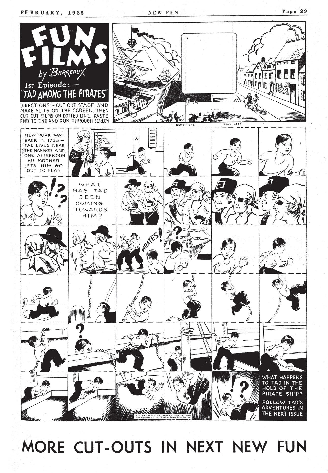 Read online Famous First Edition: New Fun #1 C-63 comic -  Issue #1 C-63 Full - 36