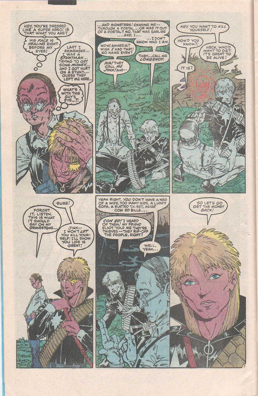 Read online Longshot (1985) comic -  Issue #3 - 6