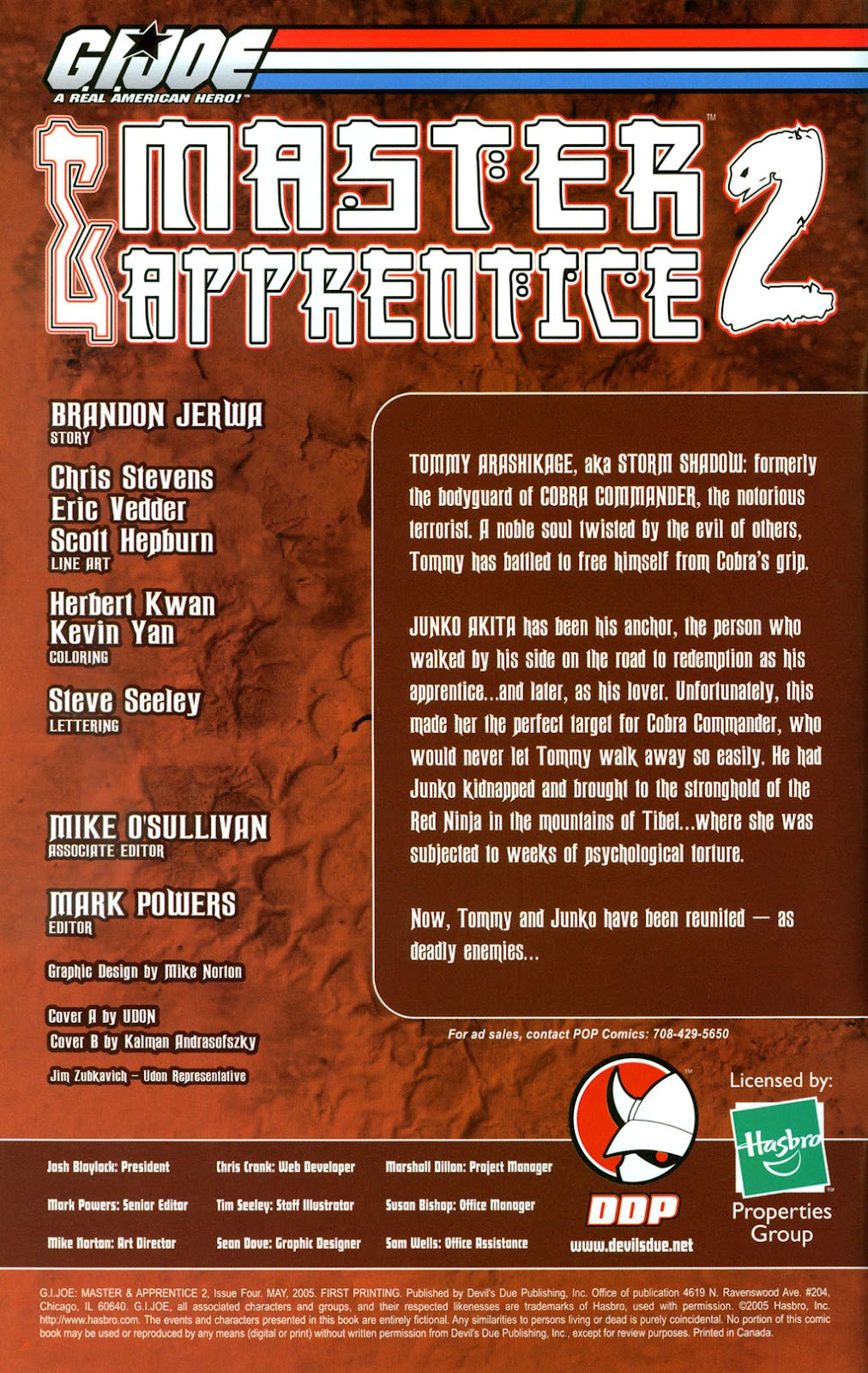 G.I. Joe: Master & Apprentice 2 Issue #4 #4 - English 2
