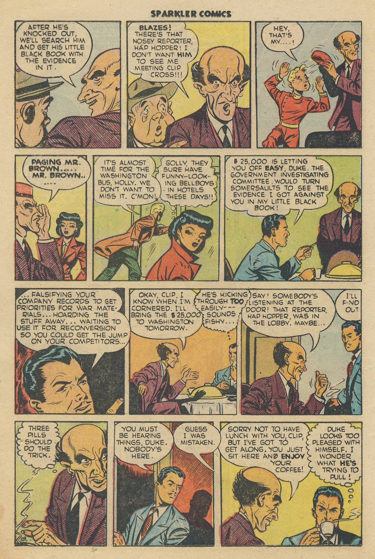 Read online Sparkler Comics comic -  Issue #60 - 21