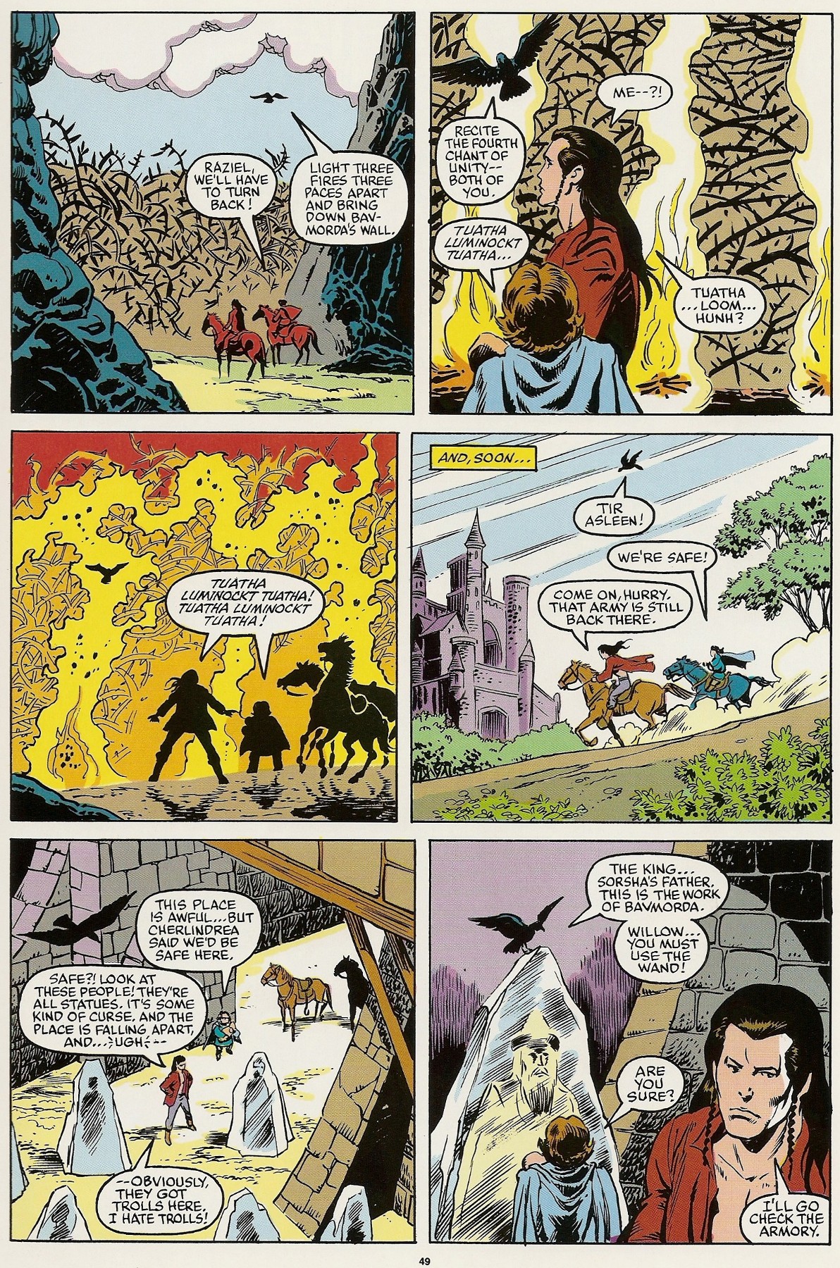 Read online Marvel Graphic Novel comic -  Issue #36 - Willow - 53