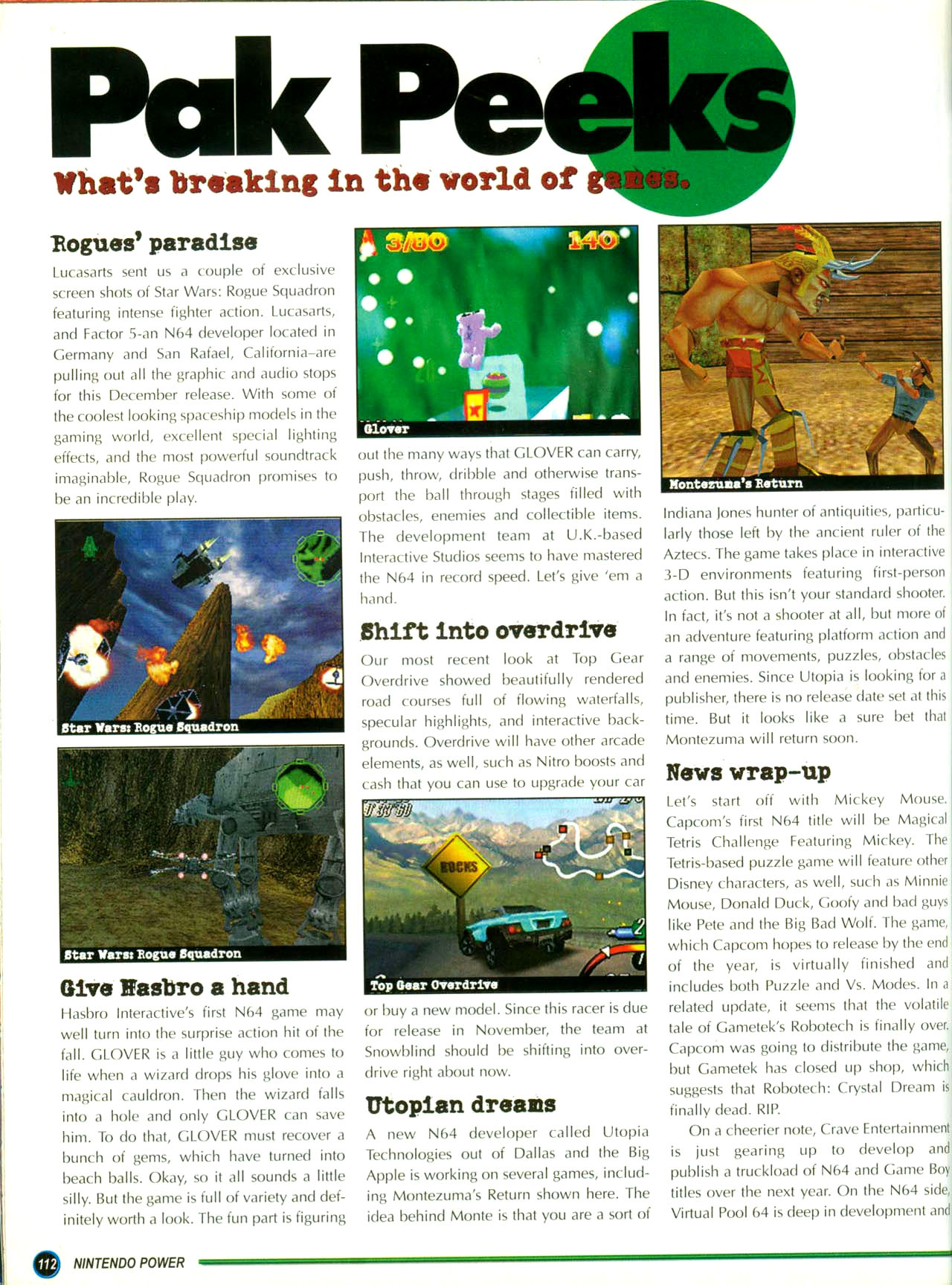 Read online Nintendo Power comic -  Issue #112 - 115