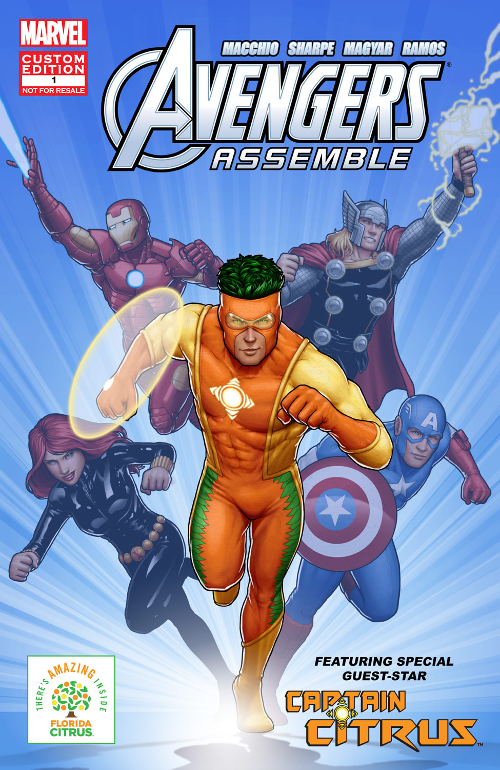 Read online Avengers Assemble Featuring Captain Citrus comic -  Issue #1 - 1