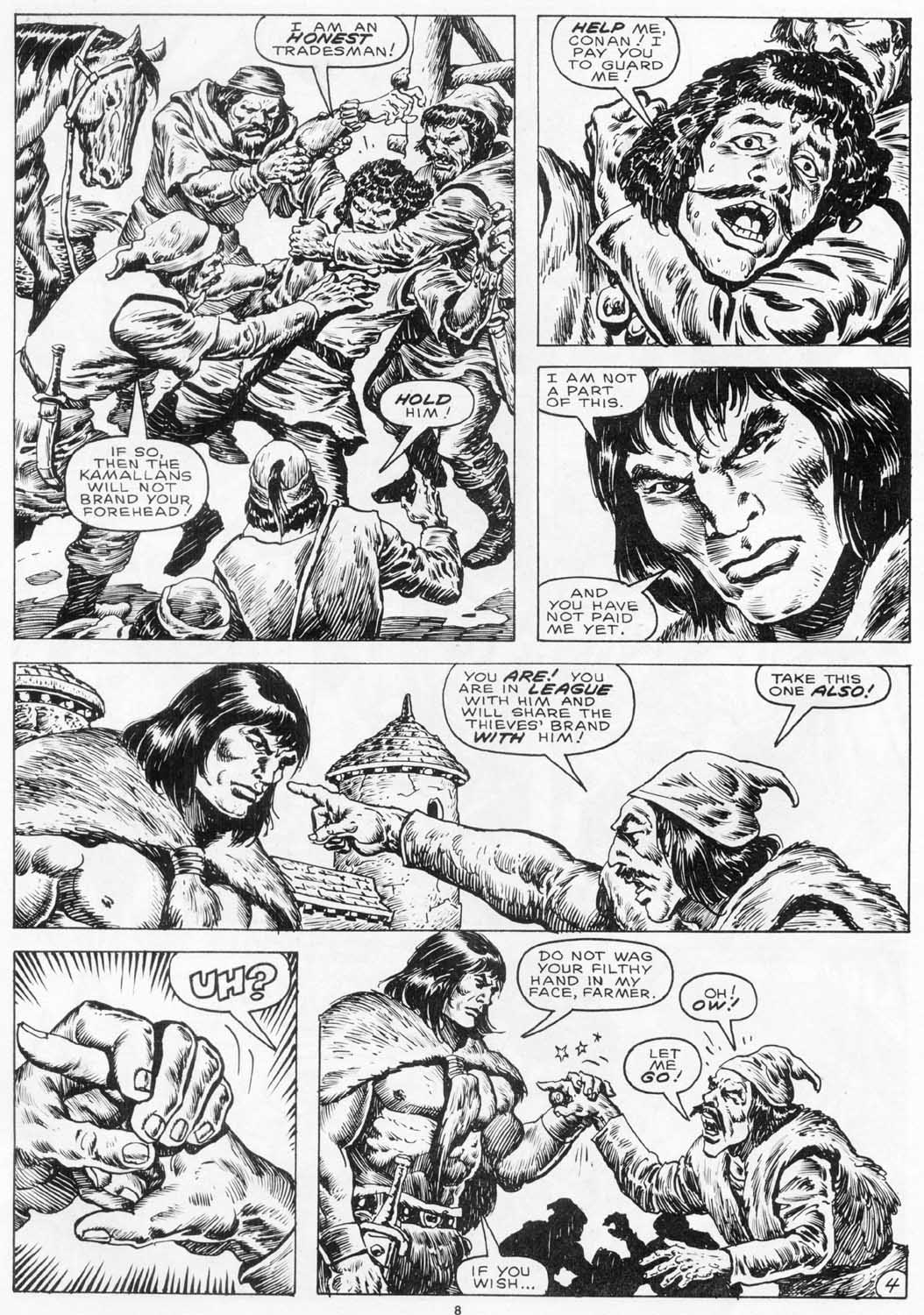 Read online The Savage Sword Of Conan comic -  Issue #155 - 10