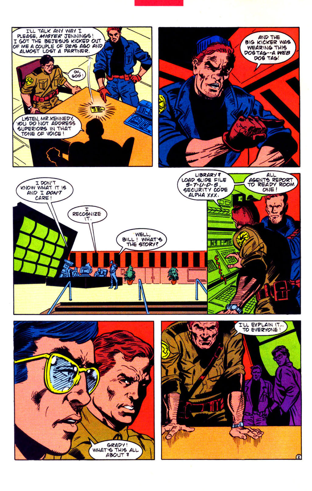 Read online The Web (1991) comic -  Issue #9 - 3