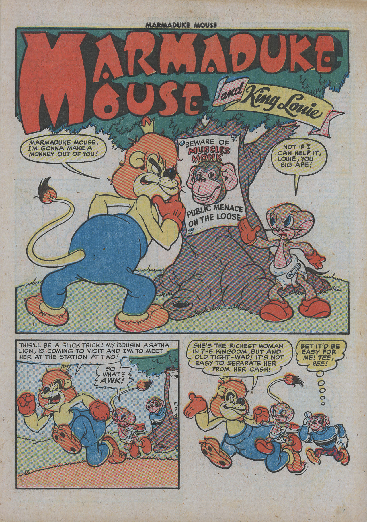 Read online Marmaduke Mouse comic -  Issue #24 - 3