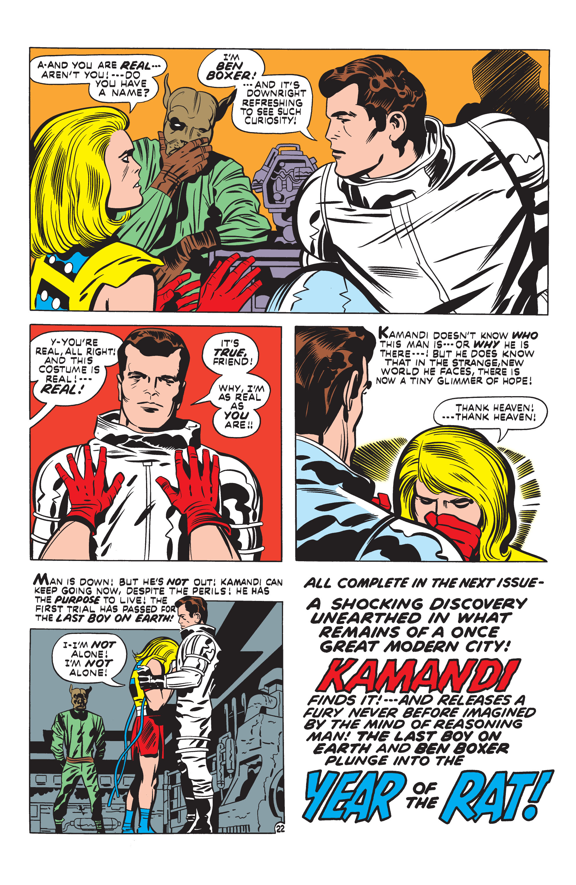 Read online Kamandi, The Last Boy On Earth comic -  Issue #1 - 22