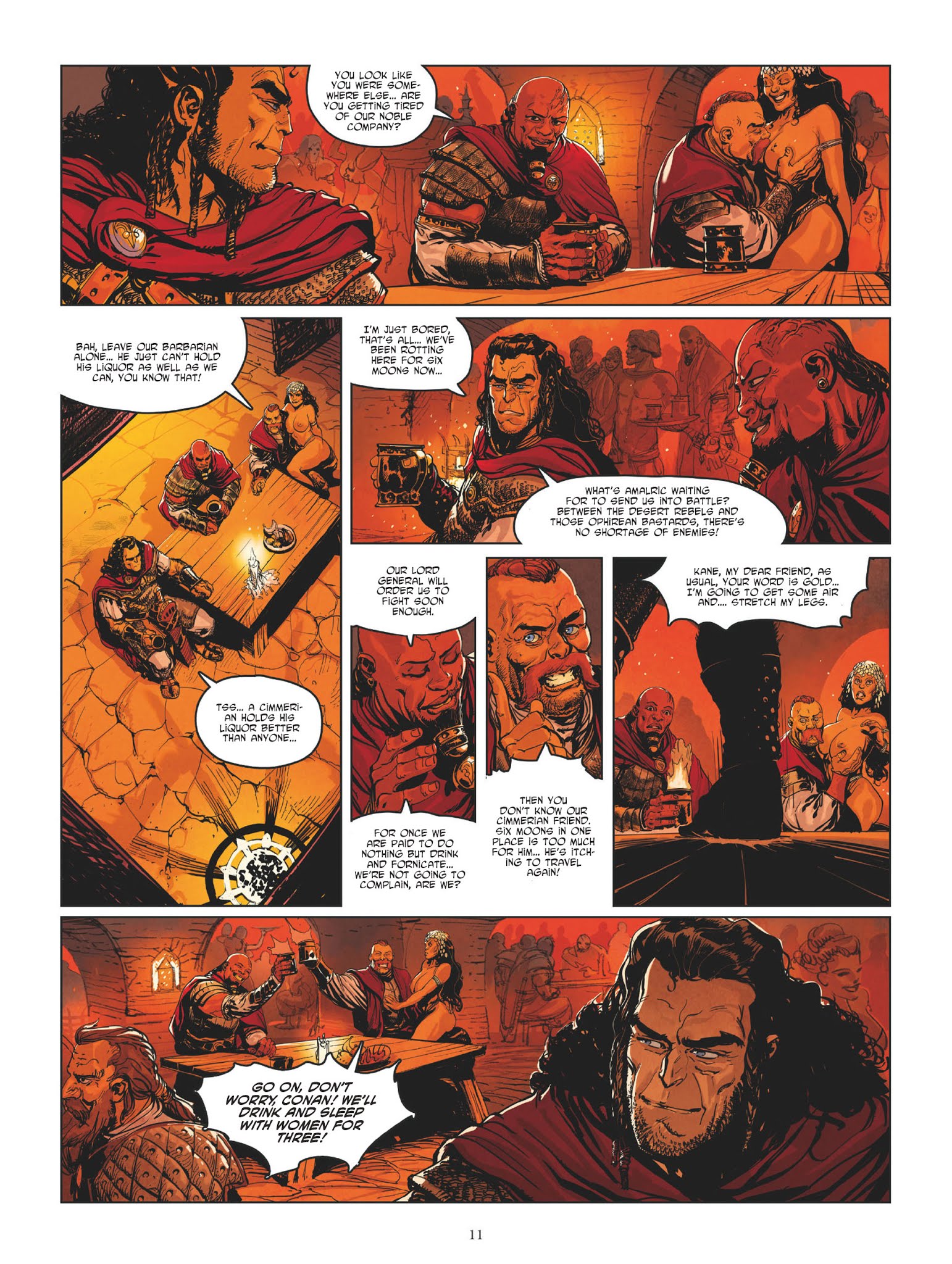 Read online Conan le Cimmérien - La Reine de la côte noire comic -  Issue #2 - 11