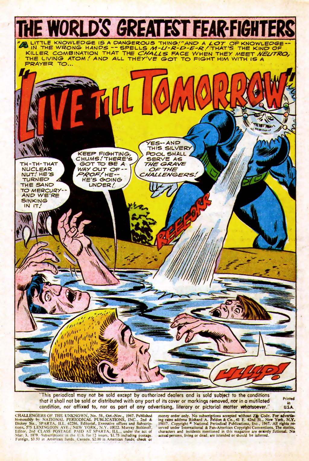 Challengers of the Unknown (1958) Issue #58 #58 - English 3