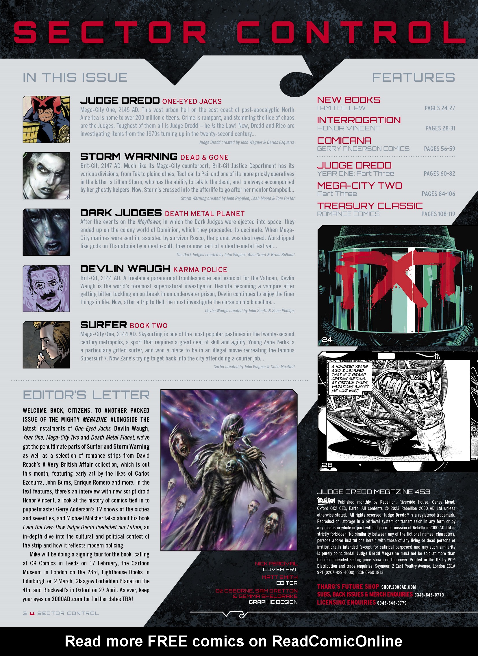 Read online Judge Dredd Megazine (Vol. 5) comic -  Issue #453 - 3