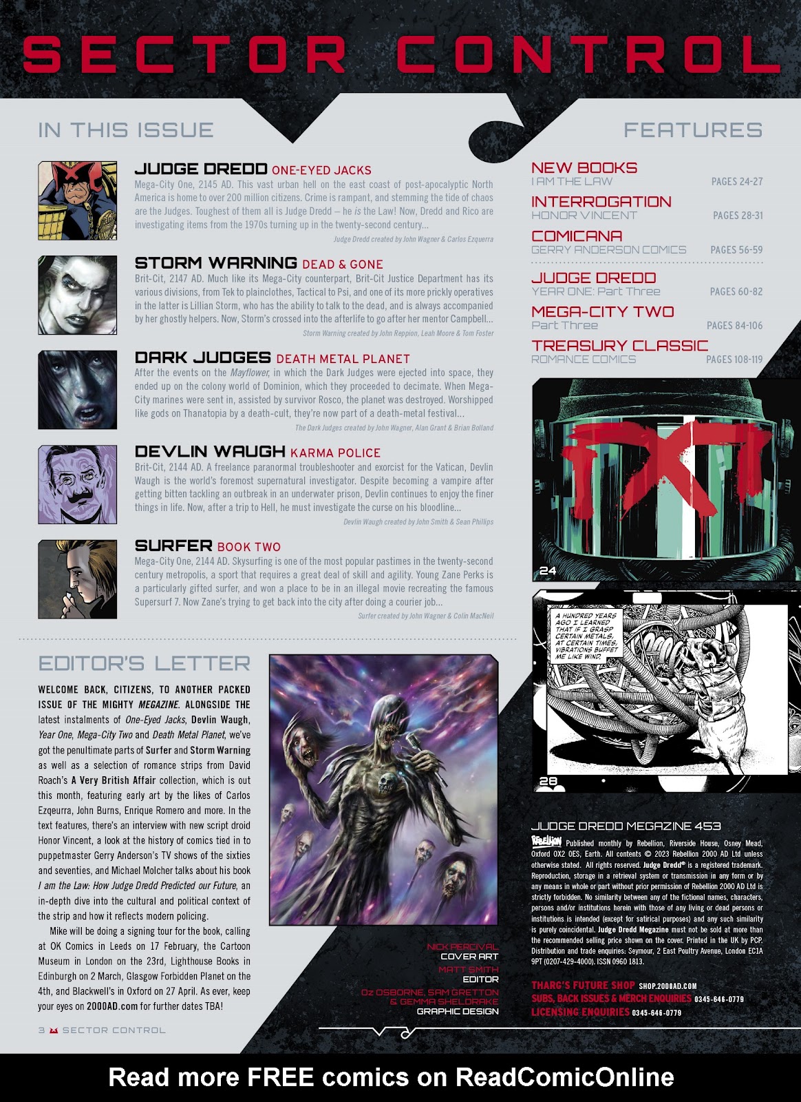 Judge Dredd Megazine (Vol. 5) issue 453 - Page 3