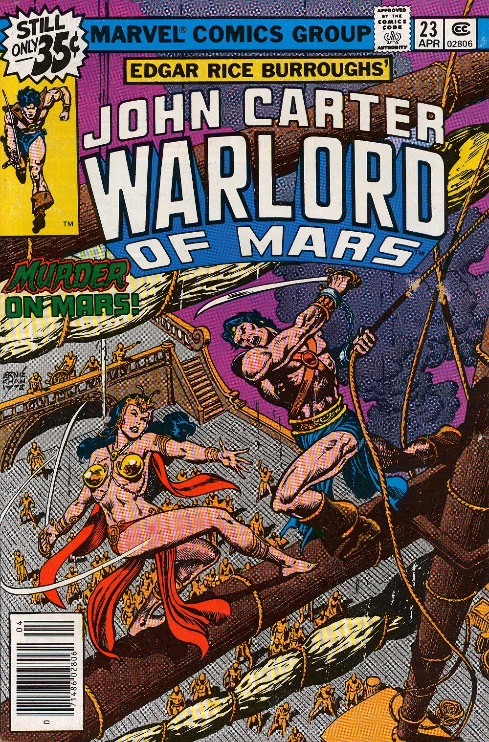 Read online John Carter Warlord of Mars comic -  Issue #23 - 1